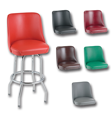 Single Ring Bucket Seat Bar Stool